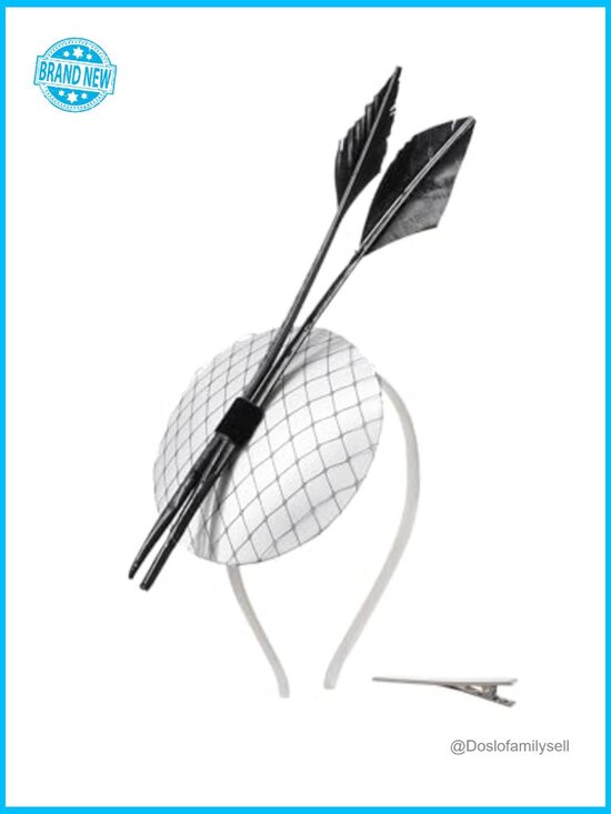 Feather Pillbox Fascinator Hat Detachable Clip Headband Tea Party Wedding Bride